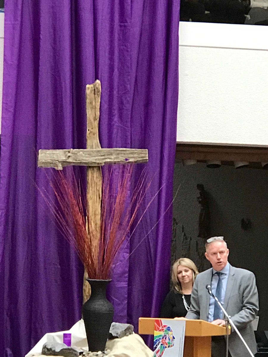 #TCDSB Director Rory McGuckin addresses our young people at the CEC on this celebration in honour of women.