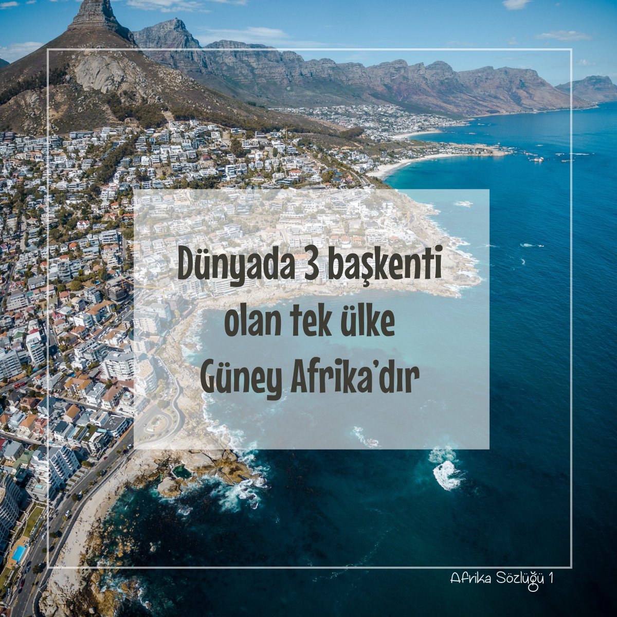 Biliyor muydunuz?
#güneyafrika #afrika  #başkent