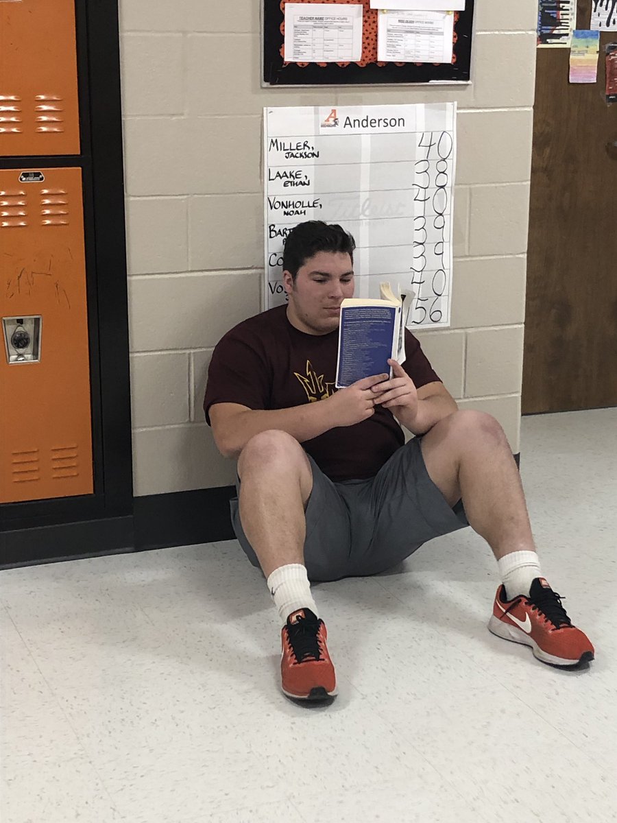 I love to see this young man enjoying his independent reading!!