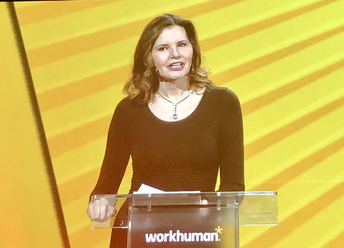 “Believe in yourself to an almost delusional degree...” “Life imitates art. Let’s get more women on screen - children’s shows, TV and film. We can be powerful agents of change by becoming aware of our implicit biases and overcoming them.” <a href="/Workhuman/">Workhuman</a>  #womeninleadership