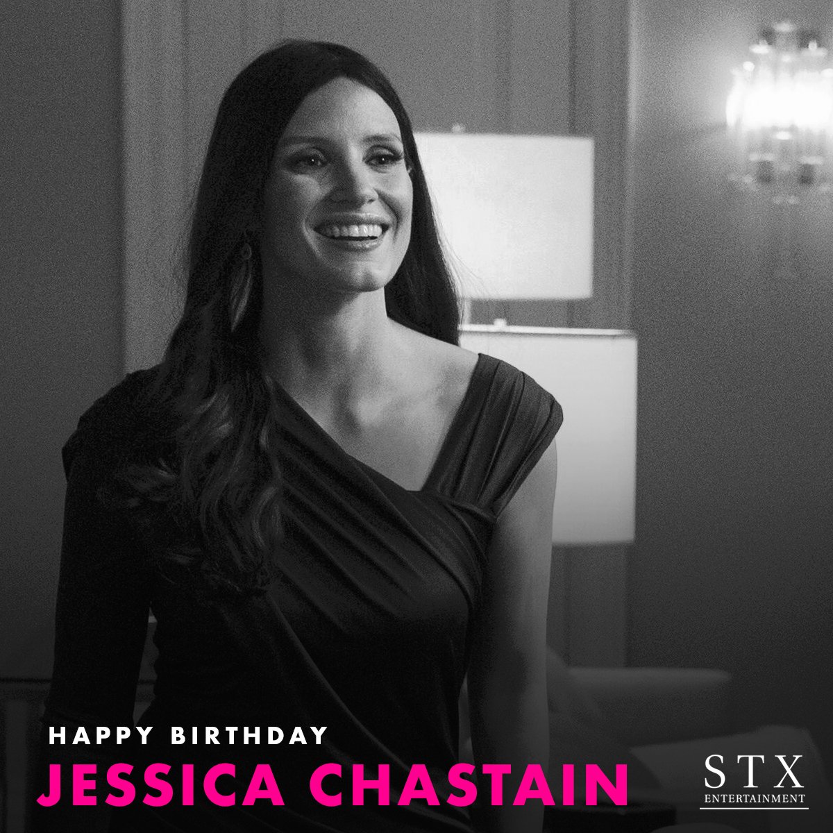 Mollys_Game's tweet photo. Happy birthday to the woman who changed the game, Jessica Chastain! #MollysGame https://t.co/4SRjpGDBI0