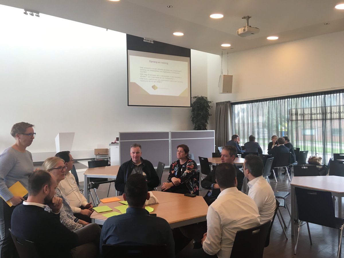 <a href="/GroenWestwonen/">GroenWest</a> aan de slag met ketenpartners om de samenwerking te versterken als het gaat om #kwetsbare #huurders. Onder andere informatiedeling binnen de AVG wordt met elkaar besproken. Aedes denkt graag mee.