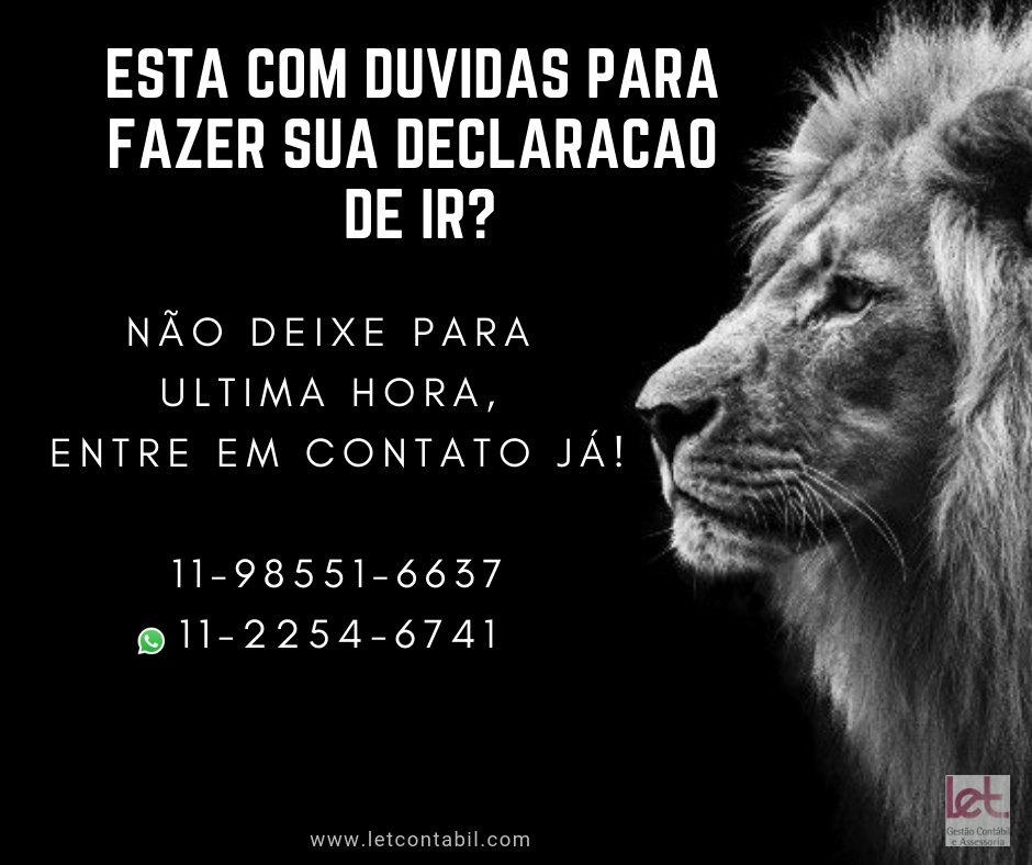 letcontabil's tweet image. Vai entregar sua declaração sozinho? A nossa empresa presta consultoria por telefone, entre em contato!  #ir2019 #irpf #irpf2019 #dirpf #dirpf2019 #microempreendedorindividual #simplesnacional #DASN #pequenaempresa #microempresa #empreendedorismo #seunegocio