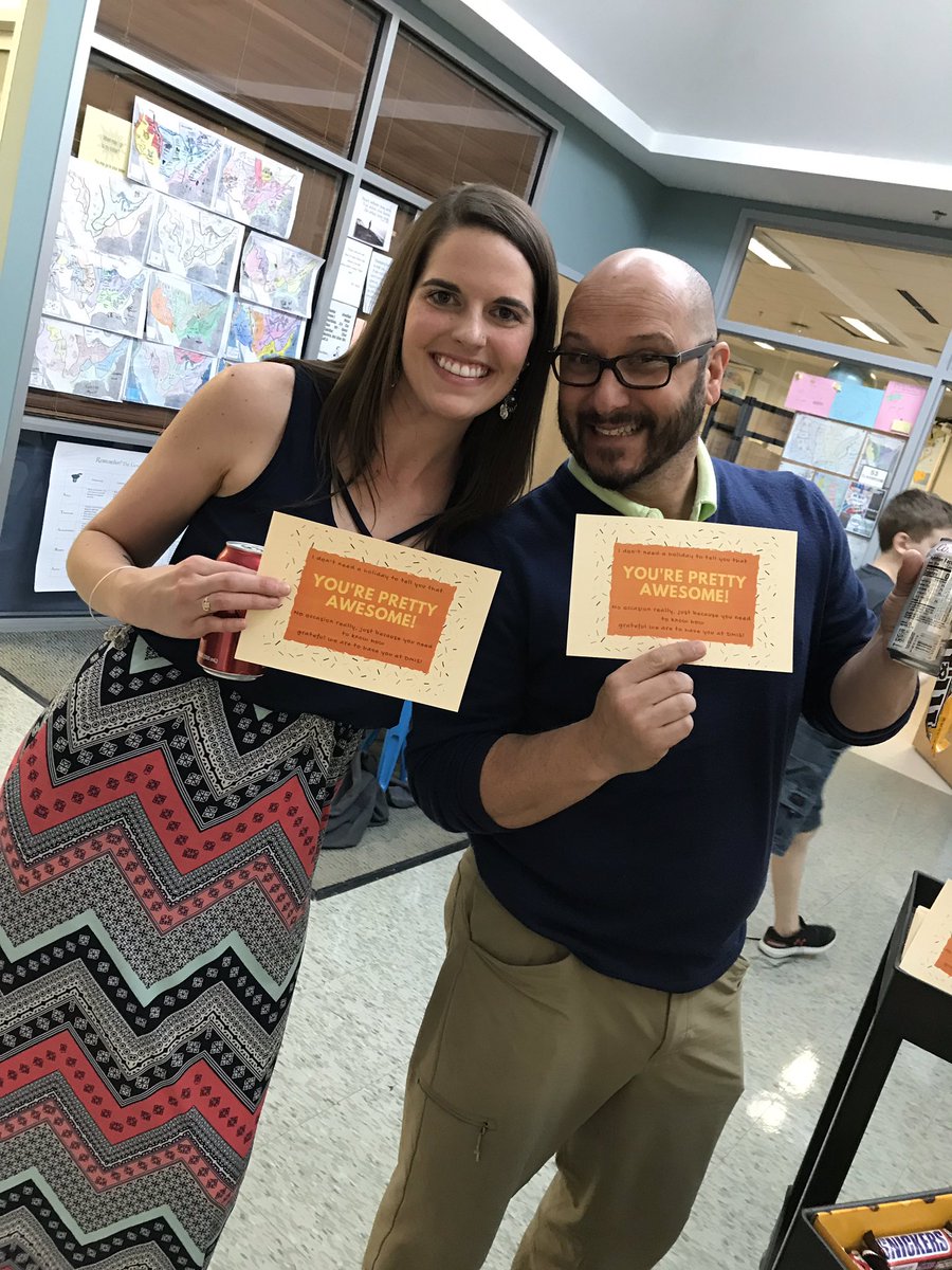 DMISapNoll's tweet photo. Teacher treat day!   Just because they are awesome!  😎 #justbecause #awesomesauceteachers @matthewwygal @DMISapNoll @StambergDMIS https://t.co/roSSGC7ul2