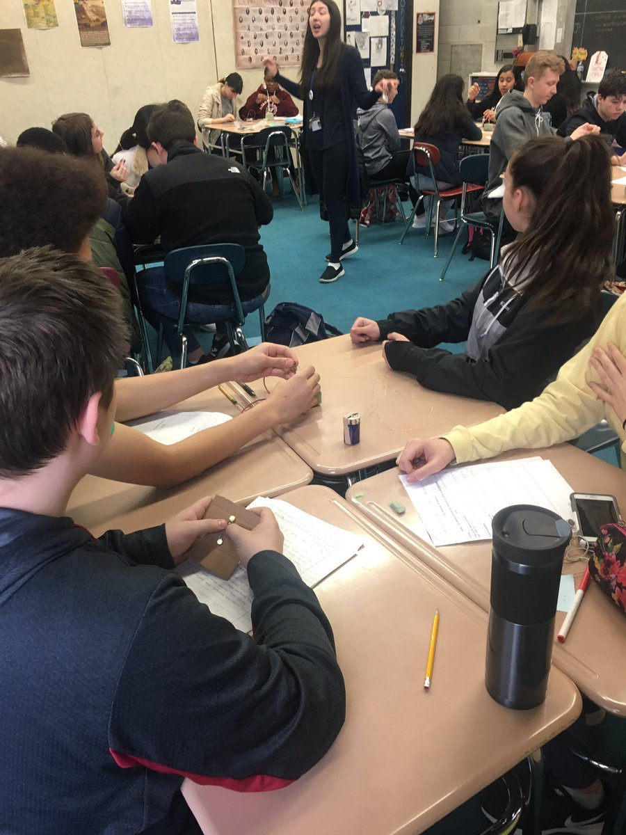 durfee_history's tweet photo. Creating telegraphs in Mrs. Martin’s Freshman History Class today! Brainstorming theories to make them work as part of Industrial Revolution Unit! #EngagingClassrooms https://t.co/FkkMvQduSI