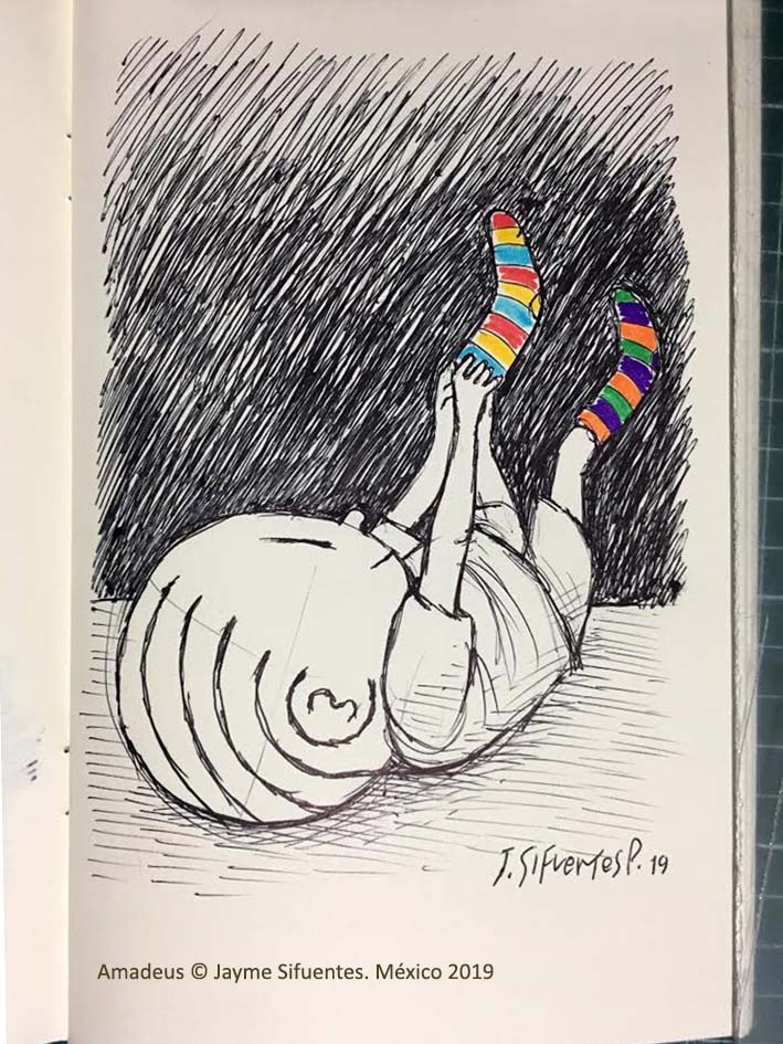 Amadeus ✏️ 21 de marzo #DiaMundialdelSindromedeDown - #Familia21 #DMSD2019  #DIferentesPeroIguales #DMSD #WDSD2019 <a href="/ArteDownMx/">Fundación Arte Down</a> <a href="/LibreriaRius/">Librería Rius</a> #Mexico