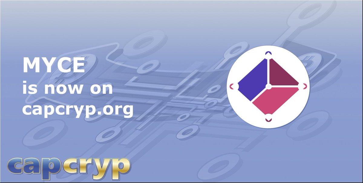 capcryp's tweet photo. @myceworld 
Hello Admin, your coin is listed on our exchange and can be traded. We want to become the leading platform for masternode and staking coins and are looking forward to a good cooperation. If you have any questions or suggestions, please do not hesitate to contact us. https://t.co/Ws0Fh8zX9f