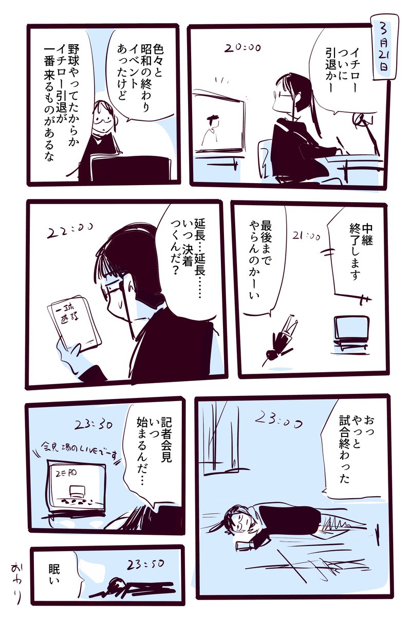イチローの記者会見みたいのに…… 