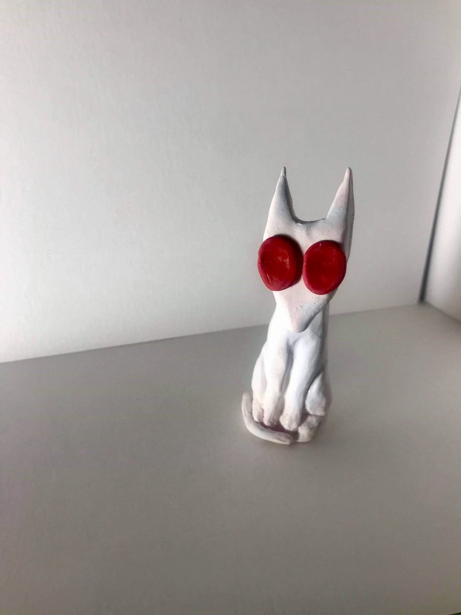 villagecomics's tweet photo. Still 3 of these little creepy Nooks lefty grab with your copy of my WWII ghost story graphic novel! They will be painted resin figures, purrfect for watching you while to sleep! https://t.co/x8RJTfXkQ2 #comic #comics #indiecomics #cats #nookcomic #Kickstarter #graphicnovel https://t.co/QtdR0ujEtq