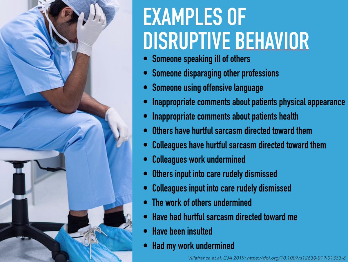 Ron_George's tweet image. Prevalence and predictors of exposure to #disruptivebehavior in the operating room buff.ly/2uhZl2u #MDWellness #PhysicianWellness @CJA_Journal @AVillafrancaPhD #medtwitter #SoMeDocs