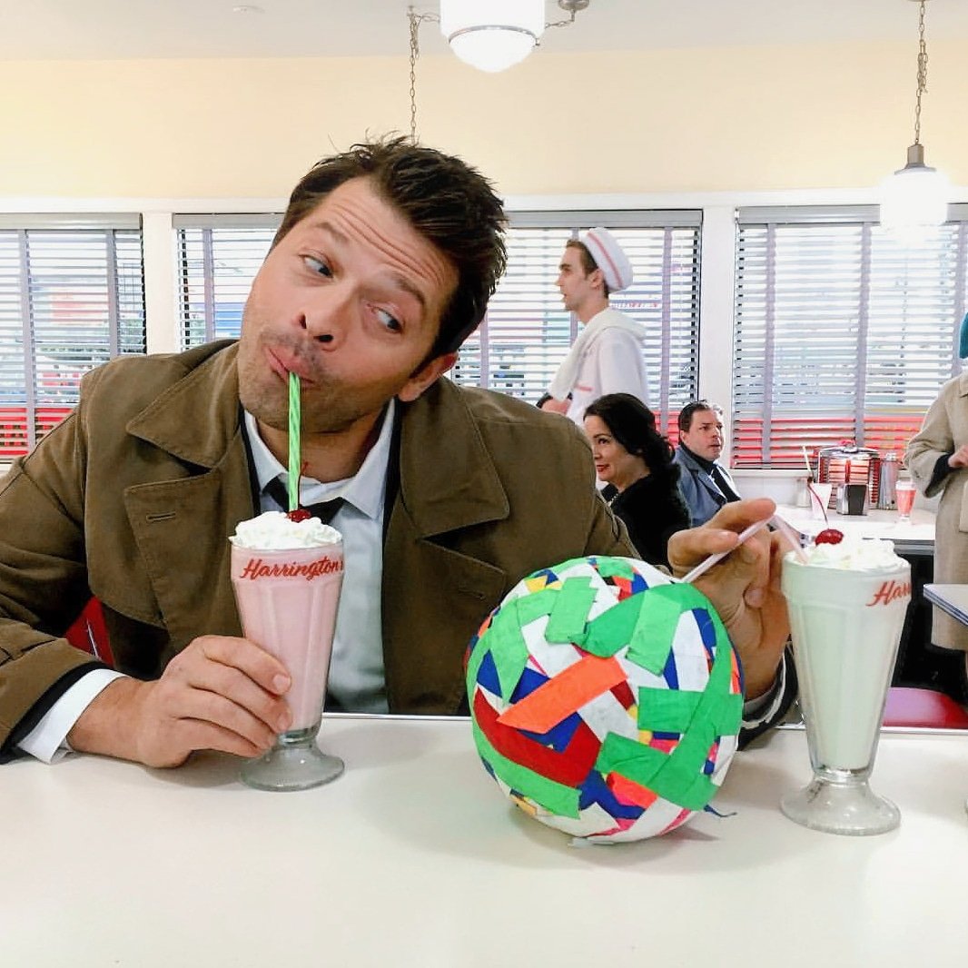 deepchampagne's tweet photo. Misha "i am the most softest" Collins https://t.co/QA16DTQCWO