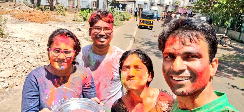 NishantJain_88's tweet photo. @MBDAlchemie π Here Comes My Photos with my Gang celebrating DRY #HOLI
"Add colour not only to your CELEBRATION but to the world around you by SAVING WATER"
#LetsPlayDryHoli #SaveWater #ColourRun #MBDScorewell #ScoreToSoar #Festival #SeasonsGreetings
Join @zaffna @rkj14389 @acidkidrock https://t.co/JnuHThpScI