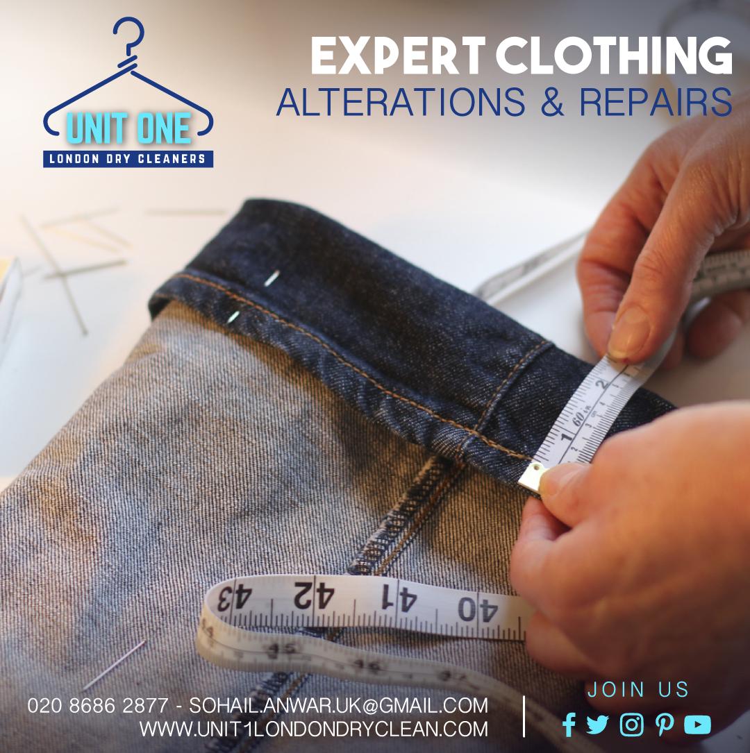 UnitOneLondon1's tweet image. We provide expert clothing alterations and repairs!
Call us on 07711 840 722.
Visit our website unit1londondryclean.com
#drycleaners #drycleaning #wash #clothes #laundryday