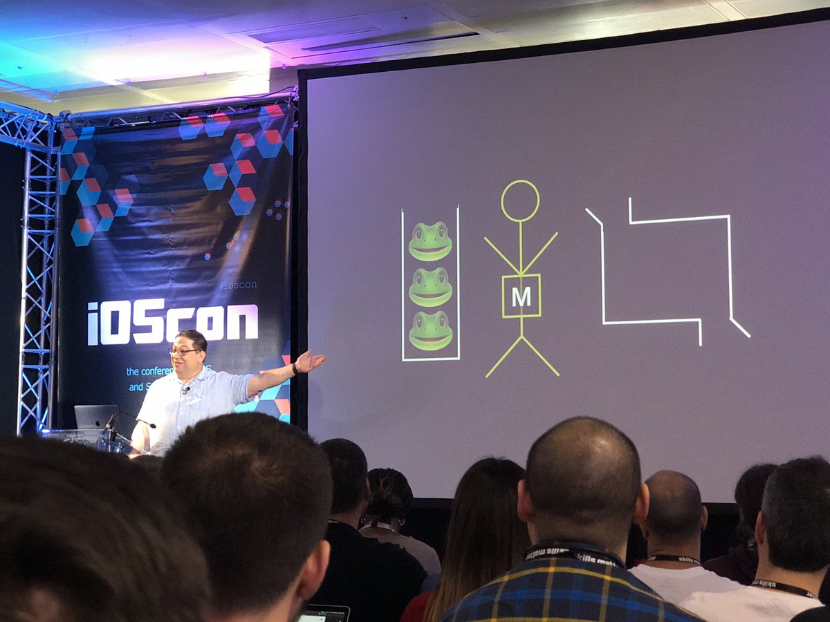 XmasRights's tweet photo. Best way to show @dimsumthinking’s wonderfully entertaining talk is just to post three picture of it, with no context whatsoever.
Thanks so much! #iOSConf https://t.co/rWKgHpaSgh