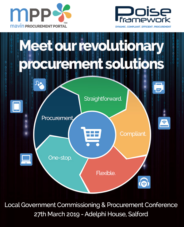 MavinGlobal_IT's tweet photo. We'll be at the Local #Government #Commissioning and #Procurement Conference on 27th March at Adelphi House, #Salford demonstrating our fantastic Mavin Procurement Portal (MPP) available via the #PoiseFramework. #PublicSector https://t.co/gYRr3gQkB2