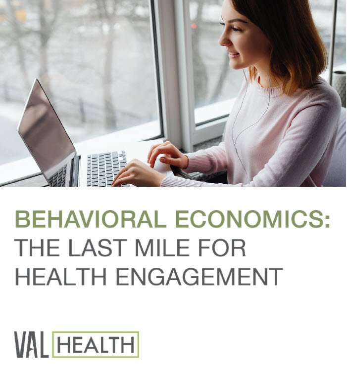VALHealth's tweet photo. #Behavioraleconomics based communications, with email, direct mail, and other activities, create results; 4.9X increase in portal use, 40% growth in #telehealth visits, and more. Learn with VAL Health's new White Paper. https://t.co/Flov5ocx3T #engagement https://t.co/q2cMKT1pbs