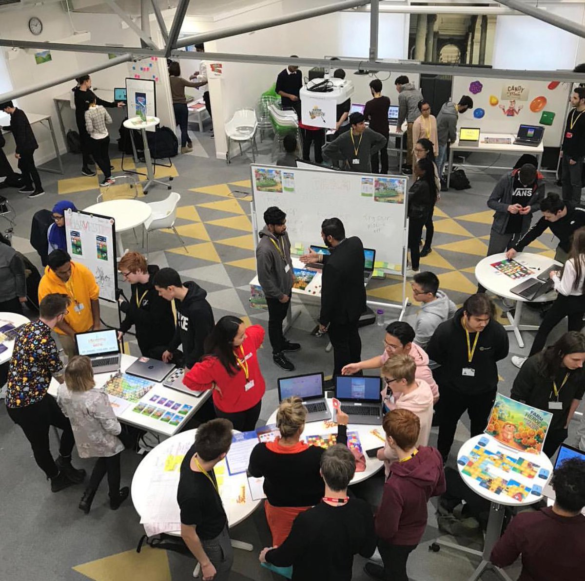 JoshAda3's tweet image. At @AdaCollege we have many industry partners come in to run workshops to develop the cohorts skills. Check out this cool project with @King_Games where the students made a working game in only a few days! Sound like something you&apos;d enjoy? ada.ac.uk/apply 😉