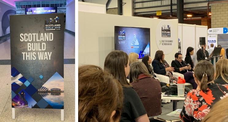IKMConsulting's tweet photo. Enjoyed a great day of learning and networking at @ScotlandBuild today. Some really great talks including the #WomeninConstruction panel discussion #ScotlandBuild https://t.co/3F0G4eBciN