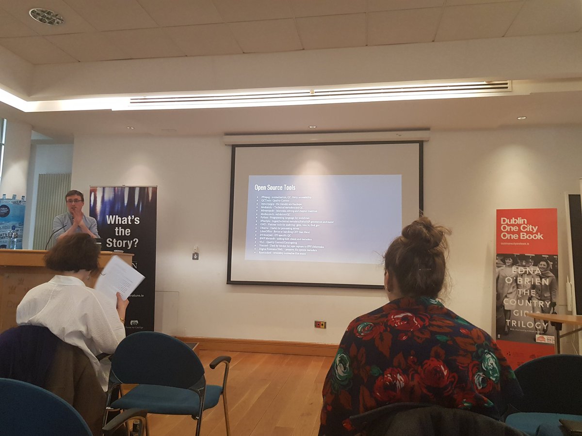 ARAIreland's tweet photo. Great advertisement for open source - here's a list of open source tools used in #IFIScripts. @kieranjol @IFI_Dub @dpc_chat #digipres #IrishArchives @kazzikat https://t.co/sOZYAPYynk
