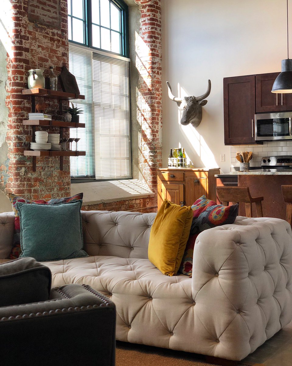 gvl360's tweet photo. Walking into history at West Village Lofts. #tbt Brandon Mill originally opened in 1901, where local legend Shoeless Joe Jackson worked &amp; by the age of 13 played on the Mill’s baseball team. Since reopening in 2016 West Village Lofts have been home to 300+ residents! https://t.co/XUfq3hKlpi