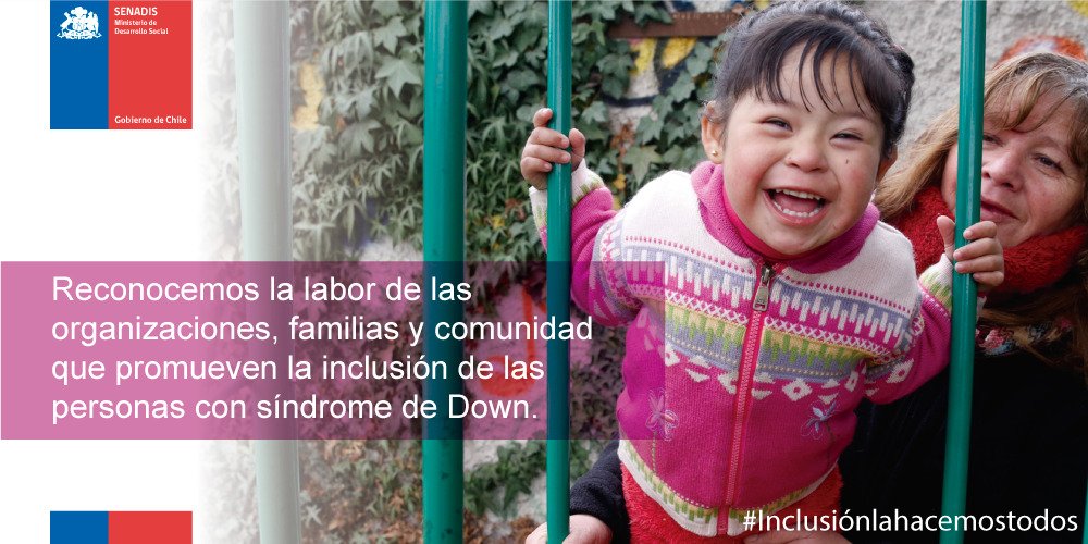 MDSLosRios's tweet photo. Bajo el lema “No dejar nadie atrás”, este 2019 conmemoramos el #DíaMundialDelSíndromeDeDown  #InclusiónLaHacemosTodos
#ValdiviaCL https://t.co/tkG9cCnZkM