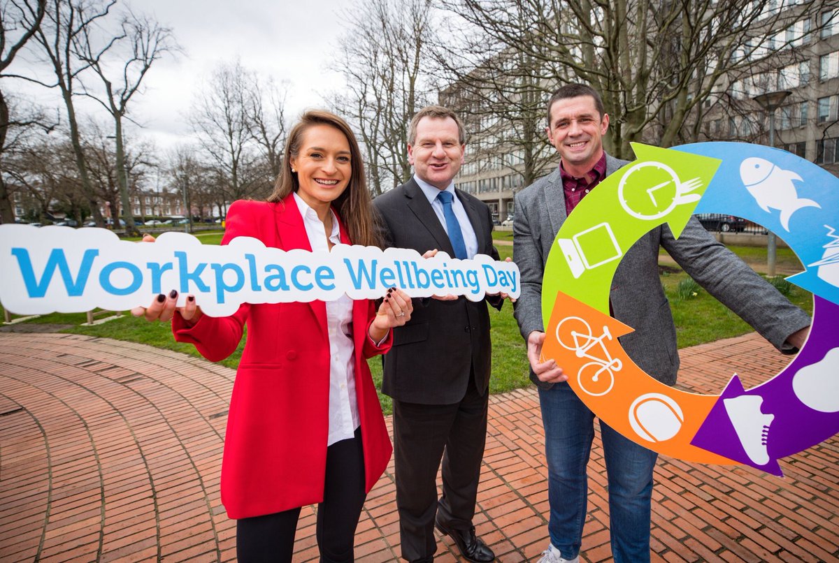 ibec_irl's tweet image. Workplace Wellbeing Day is taking place on April 12th! 
We're calling on you to sign up today at wellbeingday.ie and start planning how you're going to #GetMoving on the day! #WorkWell19