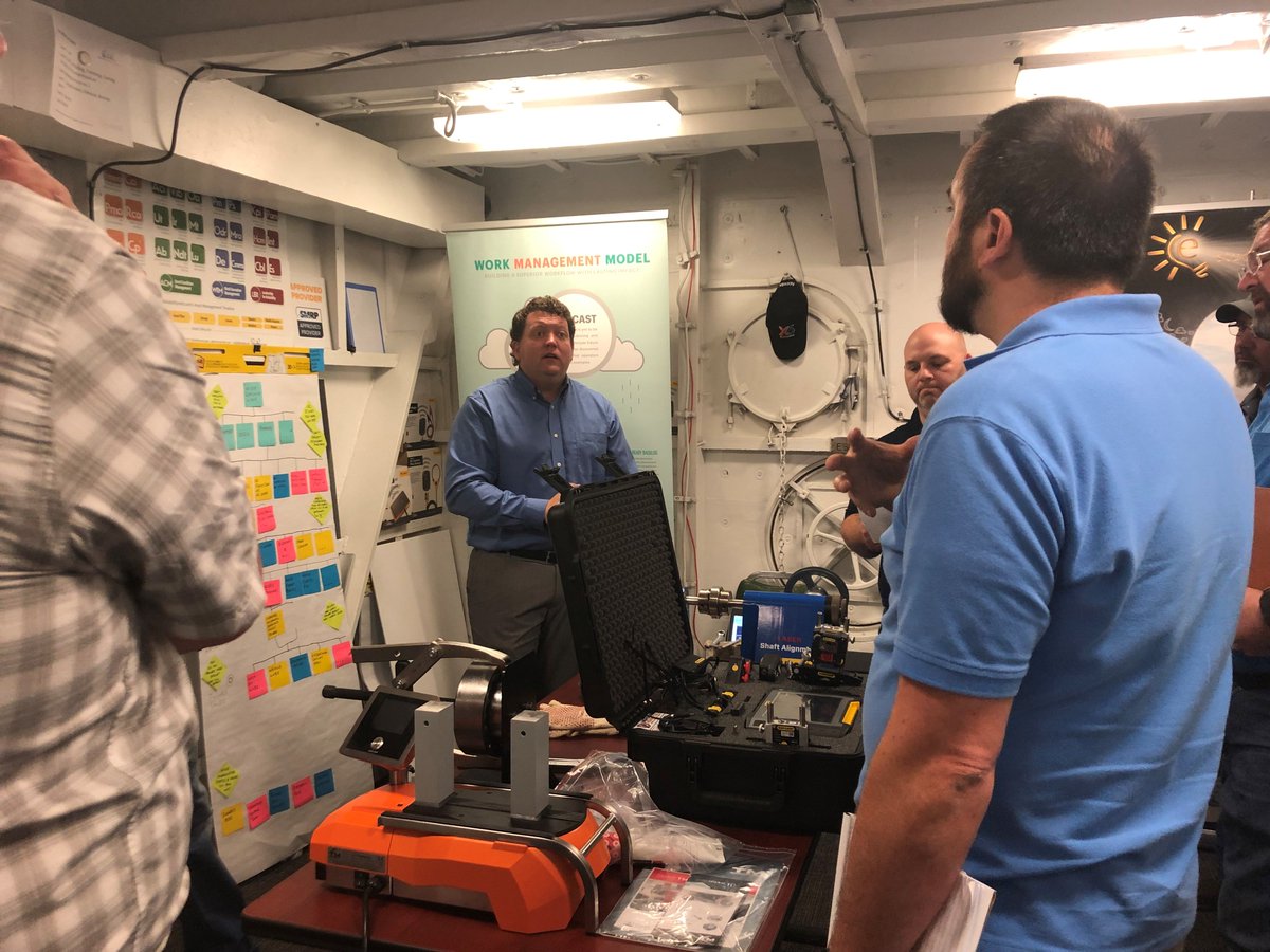 EruditioLLC's tweet photo. Today our #iBL students are getting to play with the predictive and precision maintenance tools from our friends at @UE_Systems, @FlukeCorp, @Exiscan Infrared Windows, @SimploJar and @LudecaInc.
#Reliability
#EruShip https://t.co/jt4DpwjFbZ