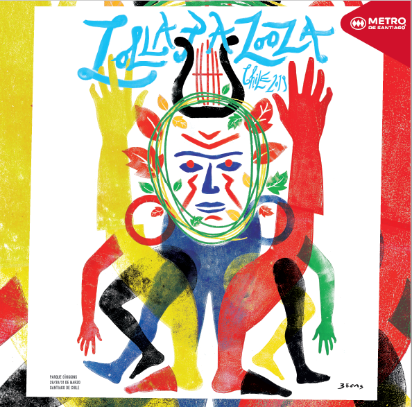 metrodesantiago's tweet photo. @lollapaloozacl Mira, tomamos este afiche de ustedes y lo dividimos en nueve partes que están escondidas en estaciones de Metro. Buscamos personas que puedan armarlo, subirlo a Instagram y ganar entradas para tu concierto ¿Te tinca? #EnMetroALolla https://t.co/tasG3dnStU
