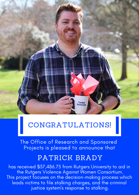 WestGAORSP's tweet photo. Congrats to Dr. Patrick Brady for receiving over $37k from Rutgers University! Read more about his project here: https://t.co/JEePQ5lDwg @Crim_UWG  @COSSUWG https://t.co/v1o4PAtKMa