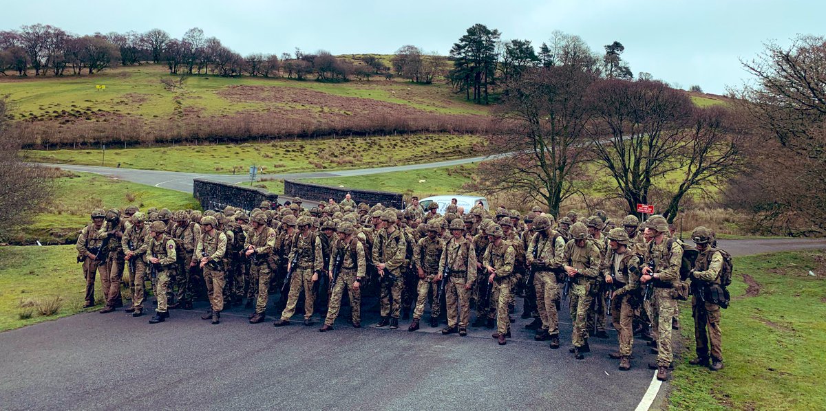IBSBrecon's tweet photo. #SCBC finished platoon attack week with the infamous X Range to Dixie’s 3 miler. Relentless hills and carrying fighting order, it’s another tough assessment passed as the course progress to the next phase! #Infantry #Brecon #Army #BeTheBest @BritishArmy @Army_Wales https://t.co/sMiyEj8uqu