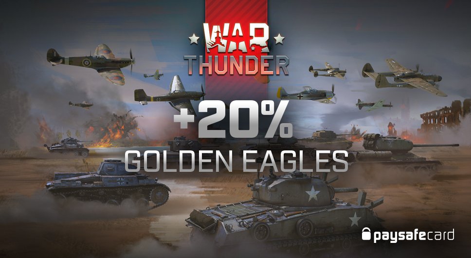 War Thunder On Twitter Get Bonus Up To 20 Bonus Golden