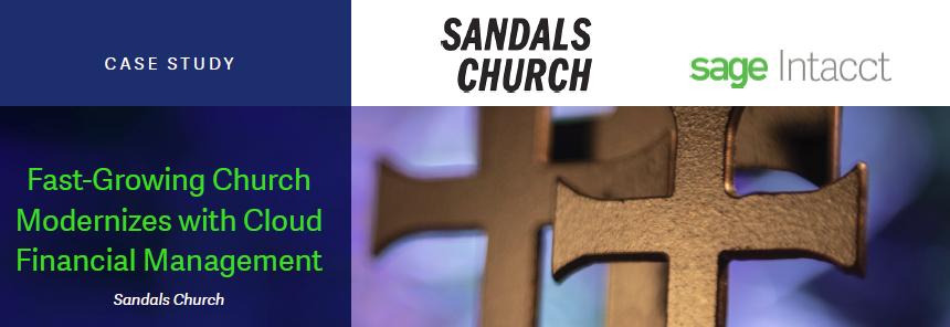 With 9 nine campuses across southern California that attract 11,000 parishioners weekly, here's how Sandals Church powers their rapid growth with #SageIntacct cloud financials bit.ly/2LqrFYj