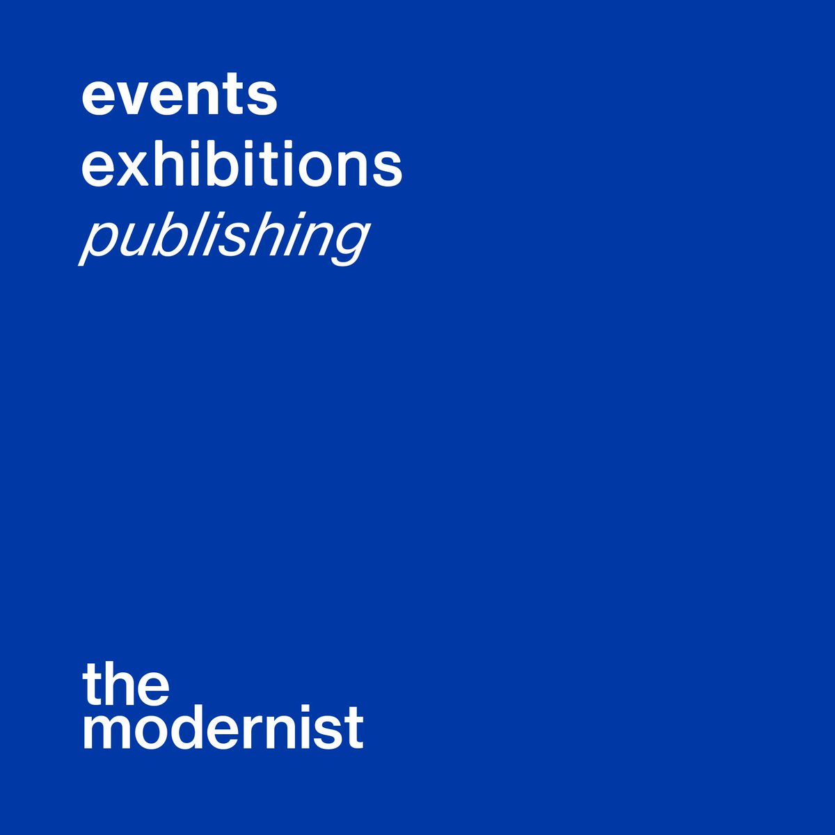 Modernist News! We were looking for somewhere to host our 10th anniversary exhibition... but there is no Architecture & Design gallery in Manchester. So we've decided to open our own. Watch this space. #modernistHQ