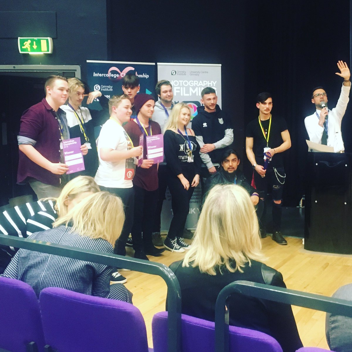 RolandAcademy's tweet photo. Congratulations to our amazing @RotherhamColl Level 3 Music &amp; Music Technology students for taking both first &amp; second place in the music category at today’s Inter-College Championship contest! Well-deserved! #intercoll19 @RotherhamUni @btecstudents @grimsby_institute #winners https://t.co/oZunO1P7El