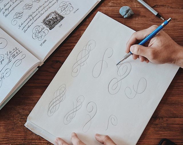 Creating a library of my favorite flourishes ♾
—
Would you be interested if I took my favorites and made them into Procreate/PS brushes? Let me know! 👋