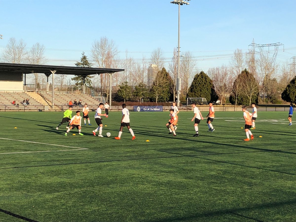 SehneConnell's tweet photo. Boys warming up for the game. We are now playing Saskatchewan. Go boys! https://t.co/YF74WI1Wvg