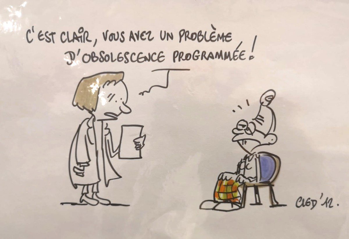 whoog's tweet photo. [En direct de #LRSN2019] 👀Clin d’œil à la #santé des aînés &amp; à la démographie azuréenne par l'illustrateur #Cled12 https://t.co/Eel6NK9jEv