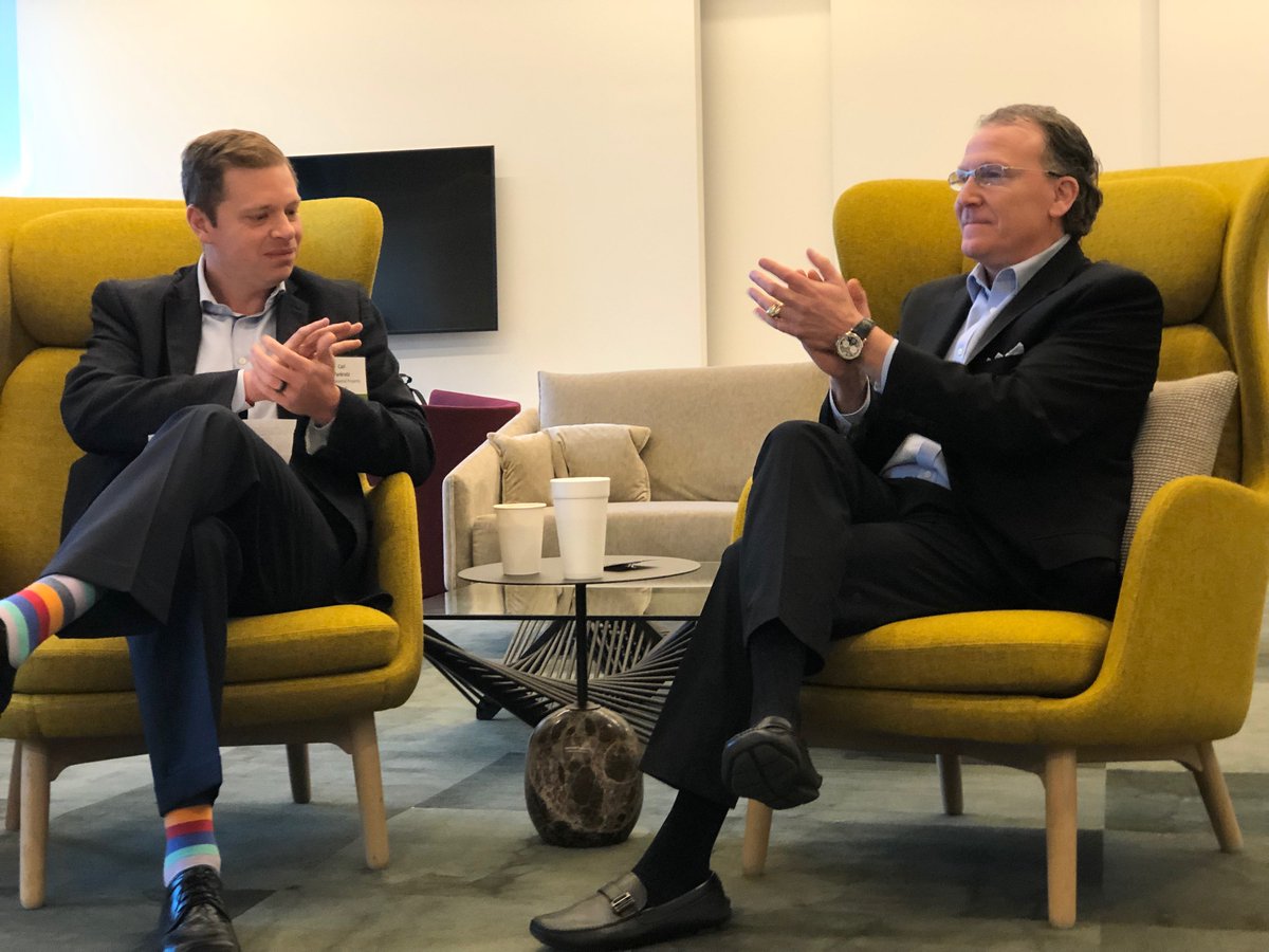 ULIDFW's tweet photo. #ULINT's 2019 #CFL Day 6 is starting strong with a captivating leadership discussion with @michaelablon and @CarlPankratz of #ExponentialPropertyGroup at @theuniondallas ! 
#ulintxcfl #ulintx #ULI https://t.co/emZ6o9N4UP