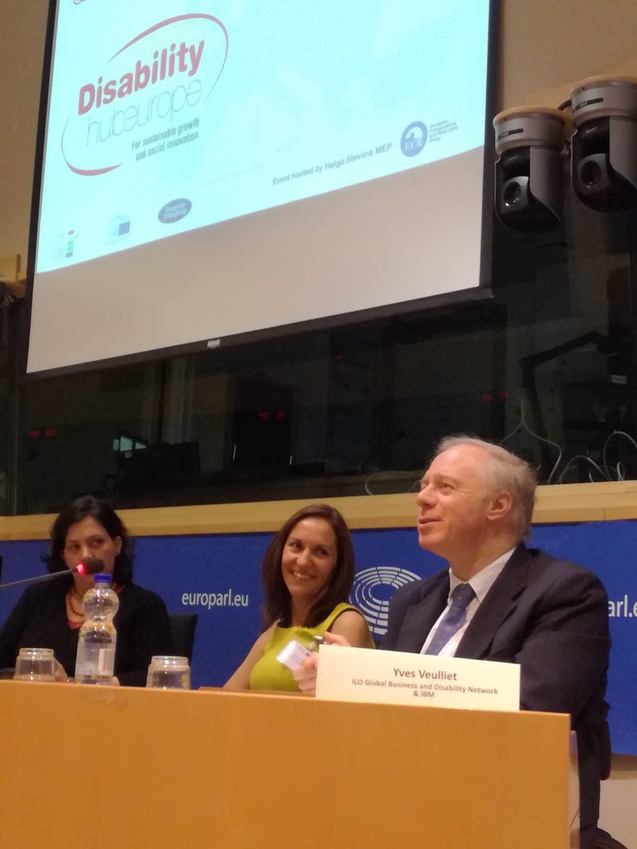 pawauters's tweet photo. Yves Veuillet @IBM through our partnership with @ILOBrussels we were able to find people in Brazil with disabilities, but also the skills we need #dhublaunch https://t.co/1QxauOXoC6
