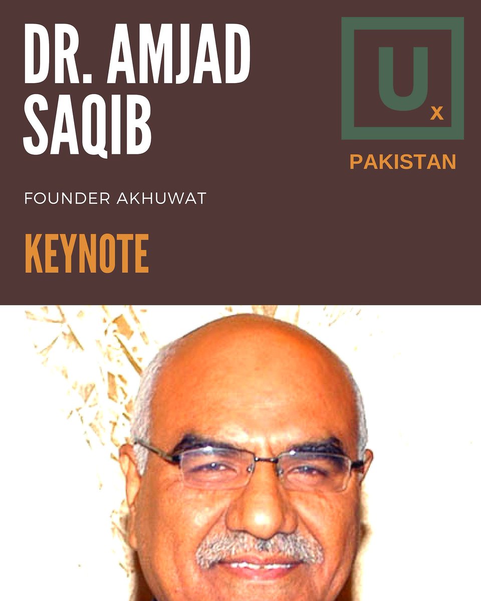 unitexpk's tweet photo. Look it is Dr. Muhammad Amjad Saqib, Founder Akhuwat Foundation. He will be the keynote speaker at UNITExPakistan.

Amjad is a development practitioner and philanthropist. He joined the Civil Service of Pakistan (DMG) in 1985 https://t.co/VaflTr7gX0