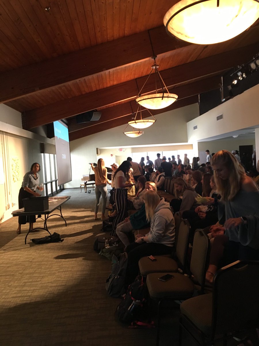 SailfishAD's tweet photo. ⁦@MsCELovely⁩ is one of the BEST title IX trainers in higher ed. Full house for Sailfish Athletics Title IX training. https://t.co/fil23QiedF