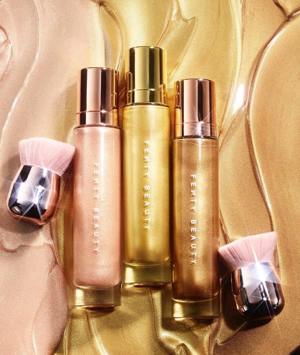 glowkit's tweet photo. Fenty Beauty came thruuu with their body lavas https://t.co/M7l641Ho1j