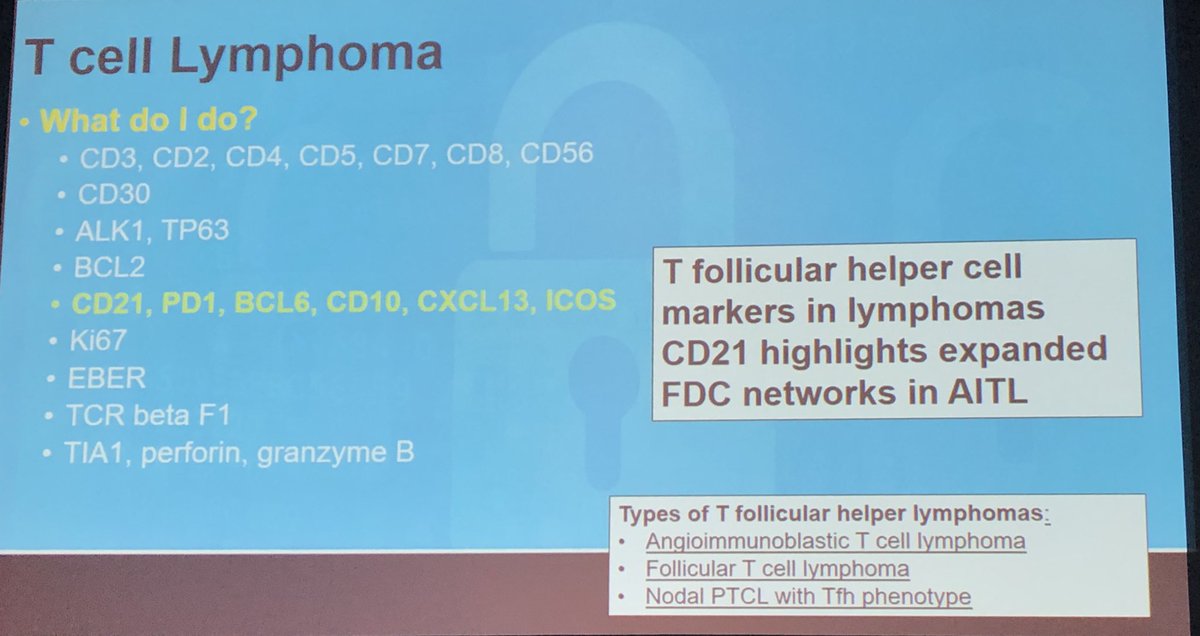 ICOS better than PD1 IHC for AITL