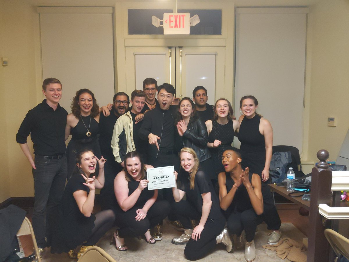 Have you heard?? Infinite Harmony's Spring Concerts are coming up quick! Come see your favorite ICCA Semifinalists in action! 

Concerts are April 5th and 6th at 8:30pm in East Architecture 123! Get more information and tickets here: facebook.com/events/2662876…