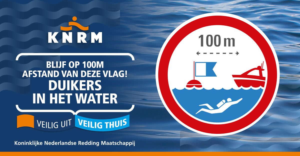 Er wordt veel gedoken in Nederland. Om ongelukken te voorkomen zijn er in het BPR regels opgenomen waaraan vaarweggebruikers en duikers zich moeten houden. <a href="/varendoejesamen/">Varen doe je Samen!</a> heeft de belangrijkste regels op een rij gezet. 

Lees verder ➡️ bit.ly/2HtJOFm
