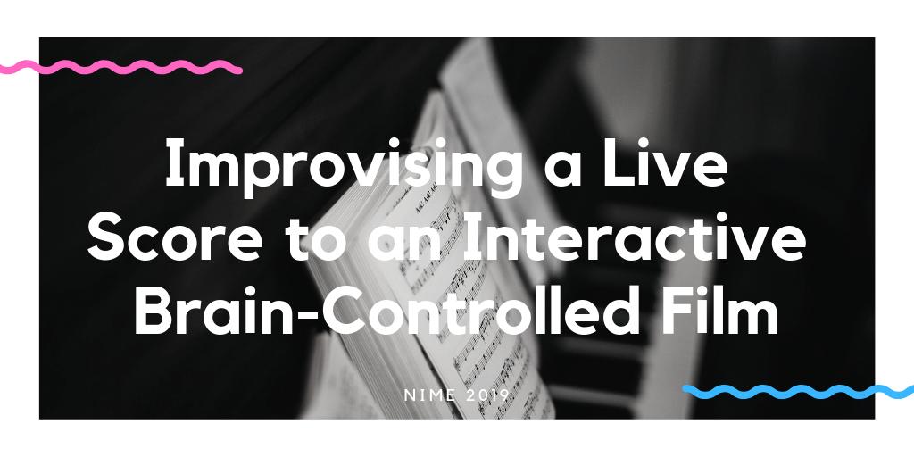 Alan_yn_Aber's tweet photo. Research paper accepted at #NIME 2019 https://t.co/9FJeZAV1fU 
@albinomosquito @zavilaz @DrSMartindale @Alan_yn_Aber @gingdottwit @profbenford "Improvising a Live Score to an Interactive Brain-Controlled Film"

#Film #Music #Technology
@UoNComputerSci @UoNScience @semanticaudio https://t.co/UjHWH5ifWx