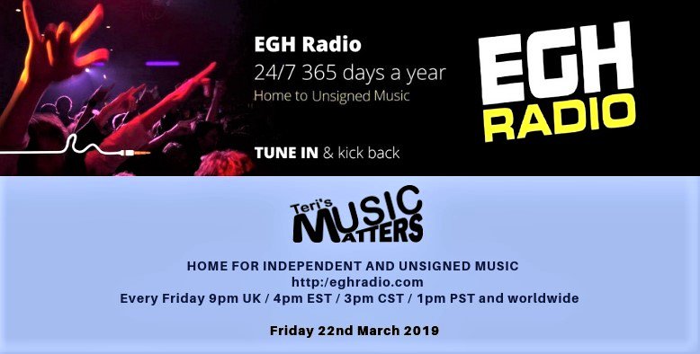 MusicMatters_T's tweet image. *** 22.3.19 ***
Tune in to @EGHRadio 9pm GMT this Friday, enjoy the fresh unique sound on Teri's #MusicMatters
🎧eghradio.com/player_stream/ 
feat
@MatterOfMindd
@YLAMuk
@AsSirensFall
@wearelona 
+more
#NewMusic #independent #unsigned #EGHRadio
Details: facebook.com/MusicMattersWi…