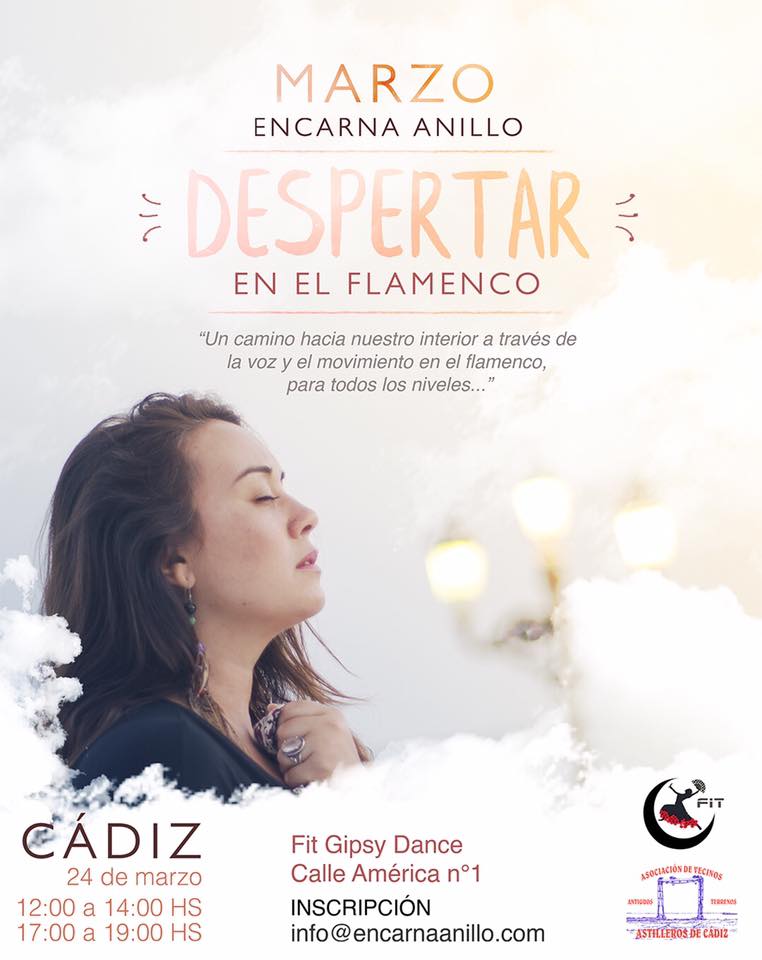 Flamenco Cádiz (@flamencocadiz) on Twitter photo Domingo 24 de marzo curso con <a href="/EncarnaAnillo/">L A G A D E S</a> en #Cádiz en #FitGipsyDance, para bailaor@s, cantaor@s o guitarristas...no os lo perdáis!! Todos los niveles Domingo 24 de marzo curso con <a href="/EncarnaAnillo/">L A G A D E S</a> en #Cádiz en #FitGipsyDance, para bailaor@s, cantaor@s o guitarristas...no os lo perdáis!! Todos los niveles