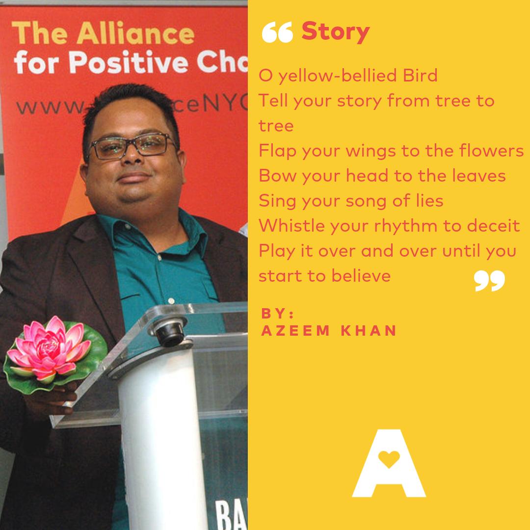 thealliance_nyc's tweet image. Created by @UN 20 years ago, #WorldPoetryDay “recognizes the unique ability of poetry to capture the creative spirit of the human mind.” 

We invest in programs that help people explore their experiences &amp;amp; thoughts thru poetry. 

#PostiveChange