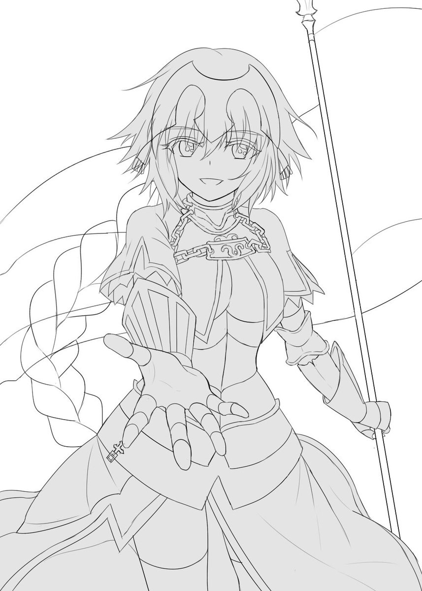 久しぶりにジャンヲさんを描いてみた 